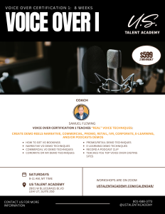 Voice Over Cert 1